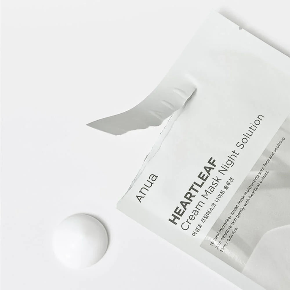 Anua Heartleaf Cream Sheet Mask Night Solution 25ml Anua