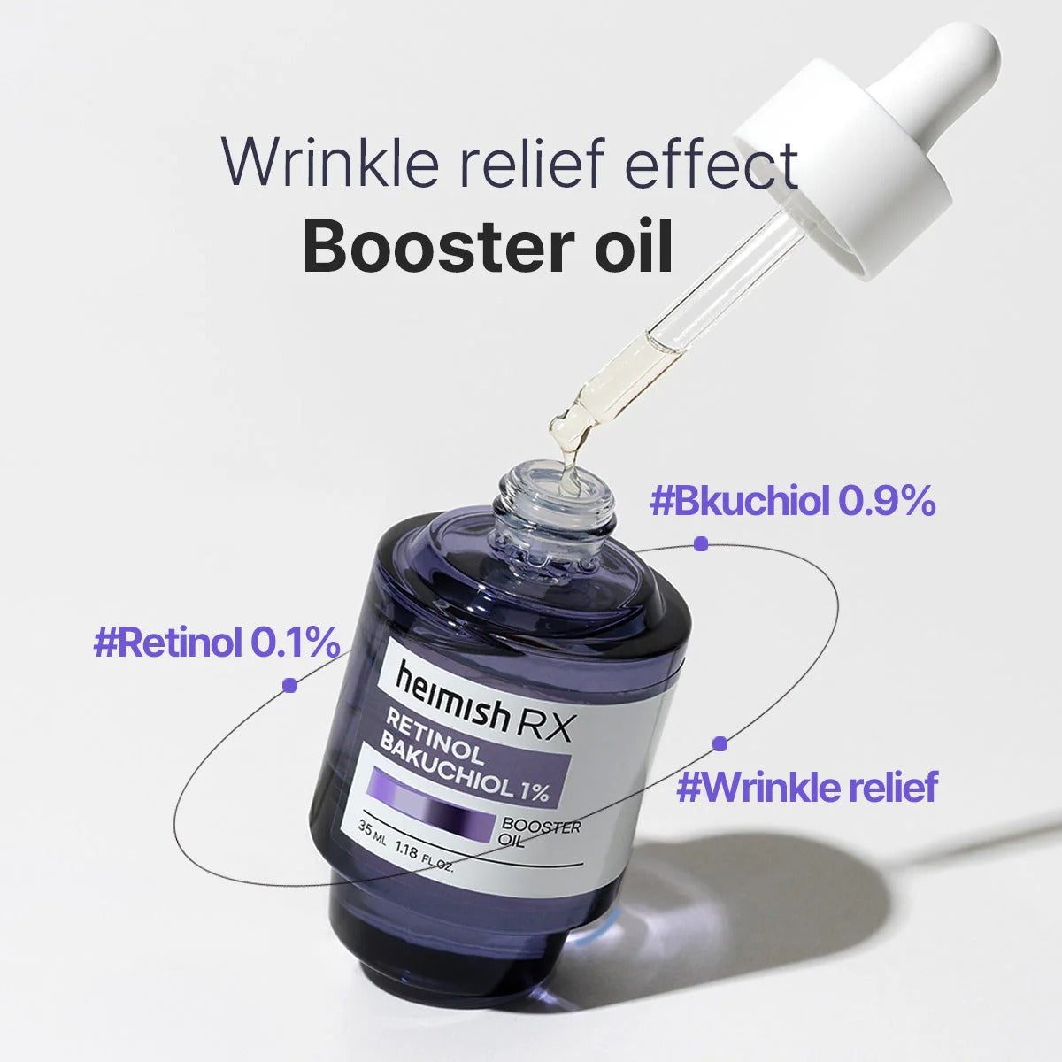 Heimish RX Retinol Bakuchiol 1% Booster Oil - 35ml Heimish
