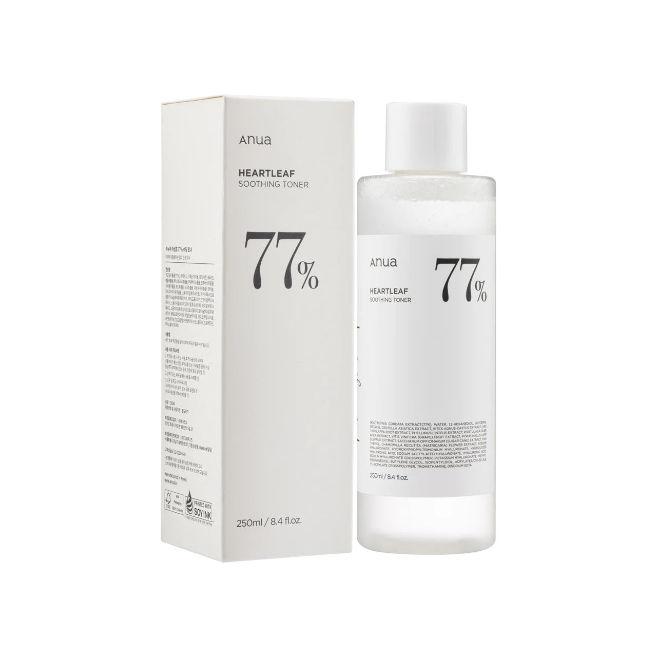 Anua Heartleaf 77% Soothing Toner - 250ml Anua