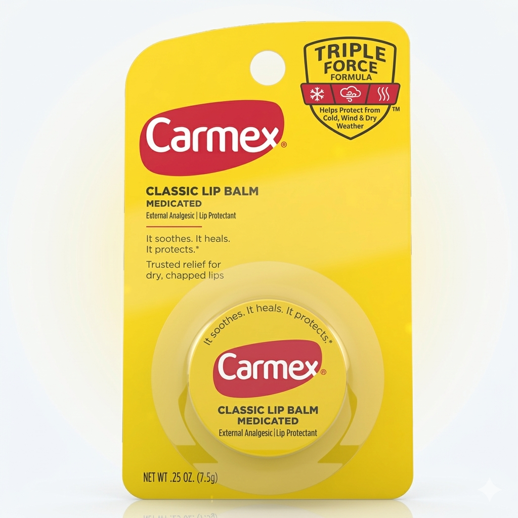 Carmex Classic Lip Balm Jar Glo Arabia