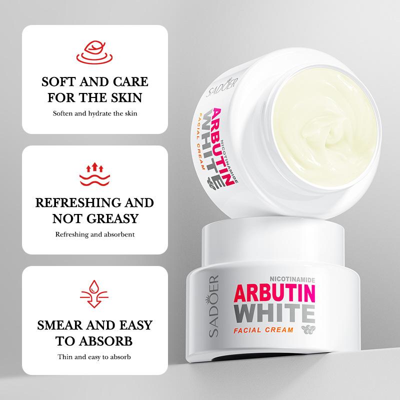 Sadoer Nicotinamide Arbutin White Facial Cream - 50g Sadoer