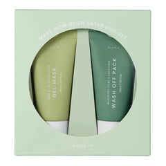 Axis-Y Mask Now Glow Later Duo Set (Gel Mask & Wash Off Pack) AXIS-Y
