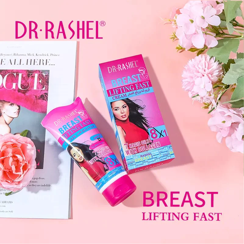 Dr.Rashel Breast Lifting Fast Cream 7 Magic Oils With Collagen - 150g DR.RASHEL