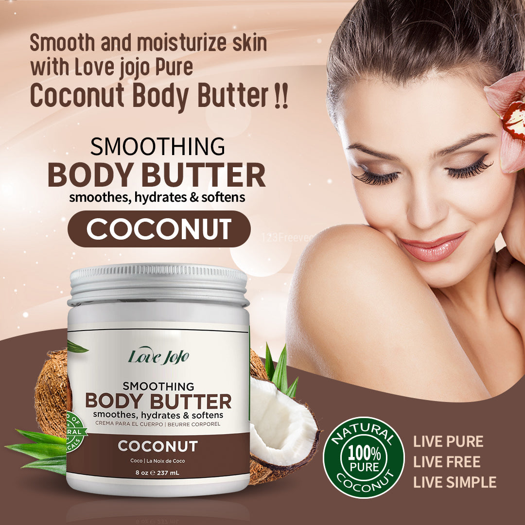 Love Jojo Smoothing Body Butter Coconut - 258ml Love Jojo