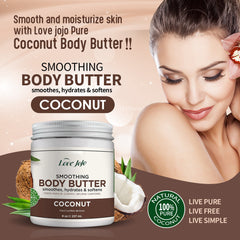 Love Jojo Smoothing Body Butter Coconut - 258ml Love Jojo