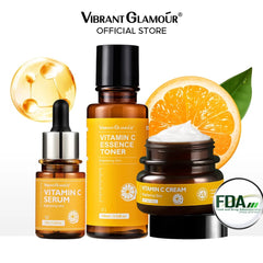 Vibrant Glamour Vitamin C Trio (Essence Toner + Serum + Cream) Vibrant Glamour