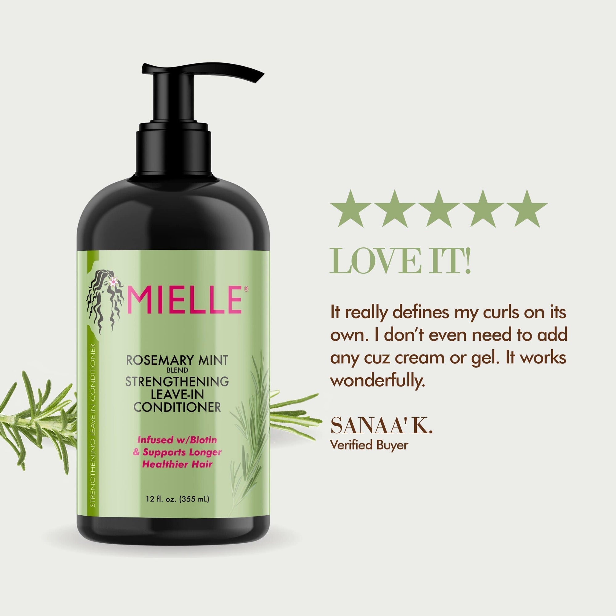 Mielle Rosemary Mint Strengthening 2 in 1 Combo MIELLE