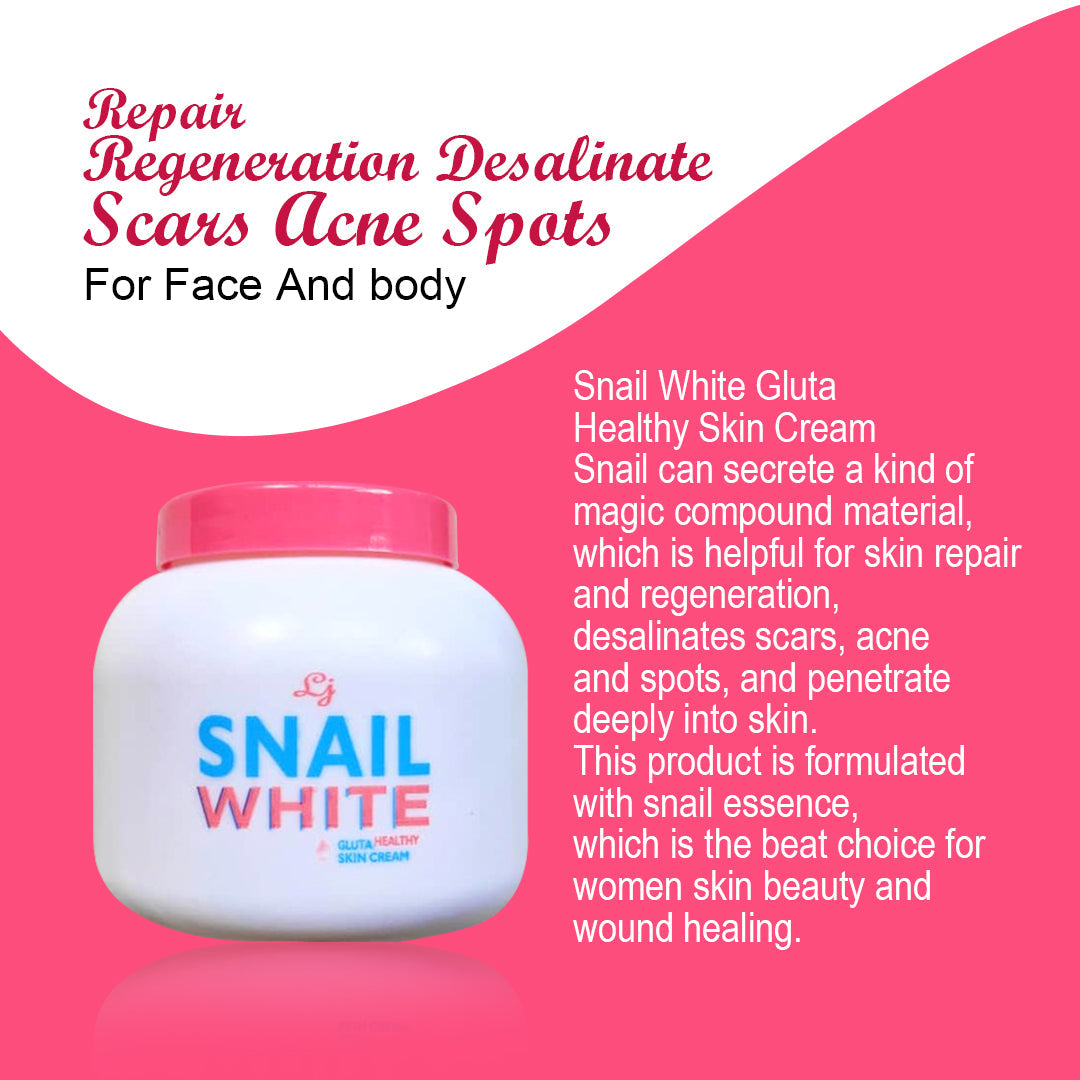 Love Jojo Snail White Gluta Healthy Skin Cream - 200g Love Jojo