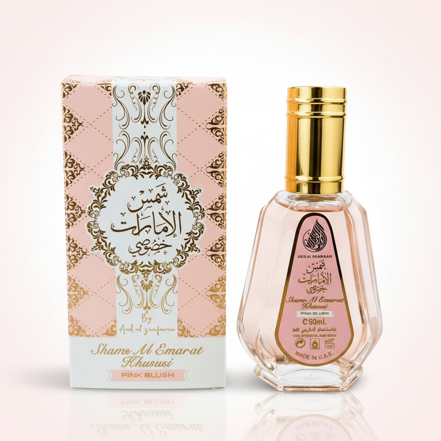 ARD Al Zafran Shams Al Emarat Khususi Pink Blush 50ml ARD AL ZAFRAN