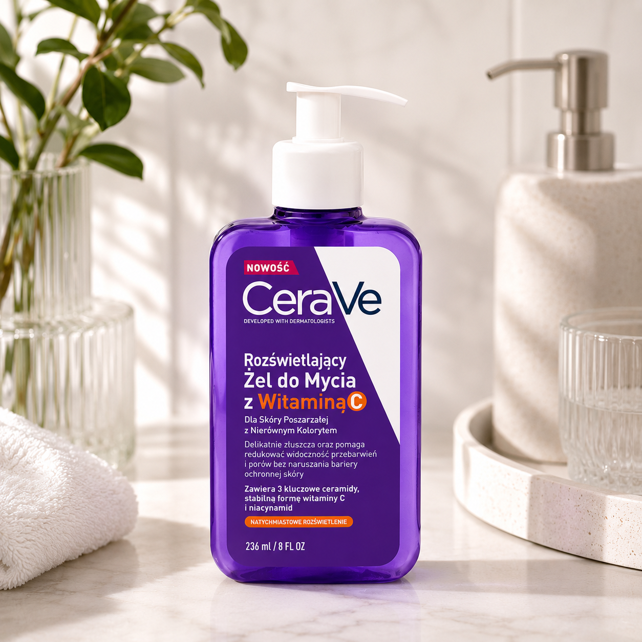 CeraVe Brightening Vitamin C Cleanser 236ml CeraVe
