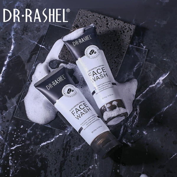 Dr.Rashel Black Charcoal Purifying Face Wash - 100g Dr. Rashel