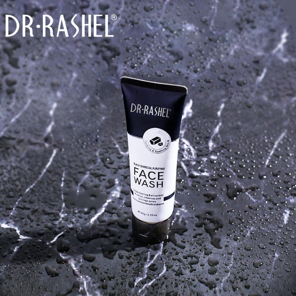 Dr.Rashel Black Charcoal Purifying Face Wash - 100g Dr. Rashel