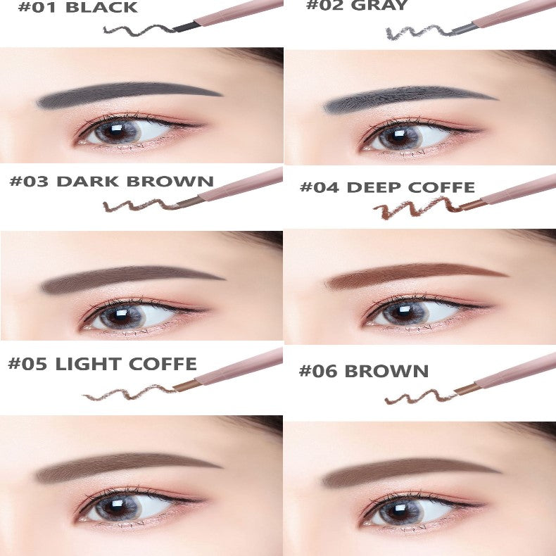 Lameila Double Head Spin Automatic Eyebrow Pencil - 3g Lameila