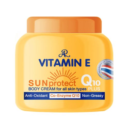 Aron Vitamin E Sun Protect Body Cream _ Q10 Plus - 200g ARON