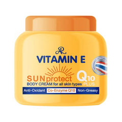 Aron Vitamin E Sun Protect Body Cream _ Q10 Plus - 200g ARON