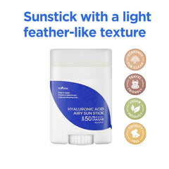 Isntree Hyaluronic Acid Airy Sun Stick - 22g Isntree