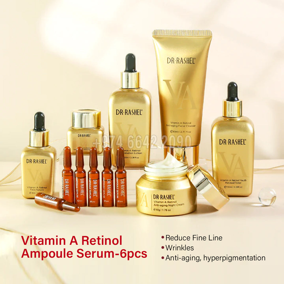 Dr.Rashel Vitamin A Retinol Age Defying & Rejuvenation Skin Care Kit 12pcs Dr. Rashel