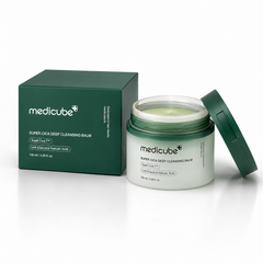 Medicube Super Cica Deep Cleansing Balm - 100Ml - Deep Cleansing Balm For Deep Cleansing Makeup Removal Soothing Cica Care Soft Finish Daily Korean Skincare Suitable For Sensitive, Combination And Makeup-Wearing Skin Medicube