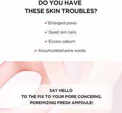 SKIN1004 MADAGASCAR CENTELLA POREMIZING FRESH AMPOULE - 100ML SKIN1004