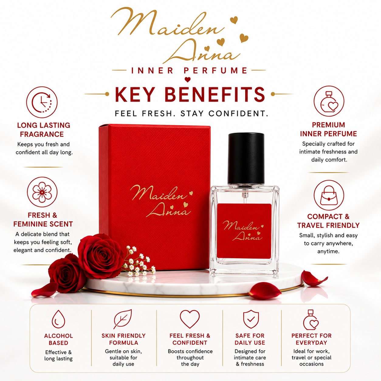 Maiden Anna Inner Perfume Private Red Rose Maiden Anna