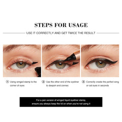 O.TWO.O 2in1 Instant Wing Stamp Eyeliner - 2.8g O.TWO.O