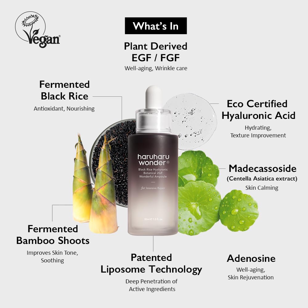 Haruharu Wonder Black Rice Botanical 2GF Ampoule - 30ml Haruharu Wonder