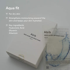 ABIB Mild Acidic pH Sheet Mask Aqua Fit Abib
