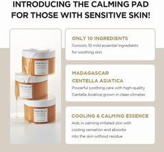 SKIN1004 Madagascar Centella Quick Calming Pad 70ea (130ml) | Quick Calming Effect Soothing for Sensitive Skin SKIN1004