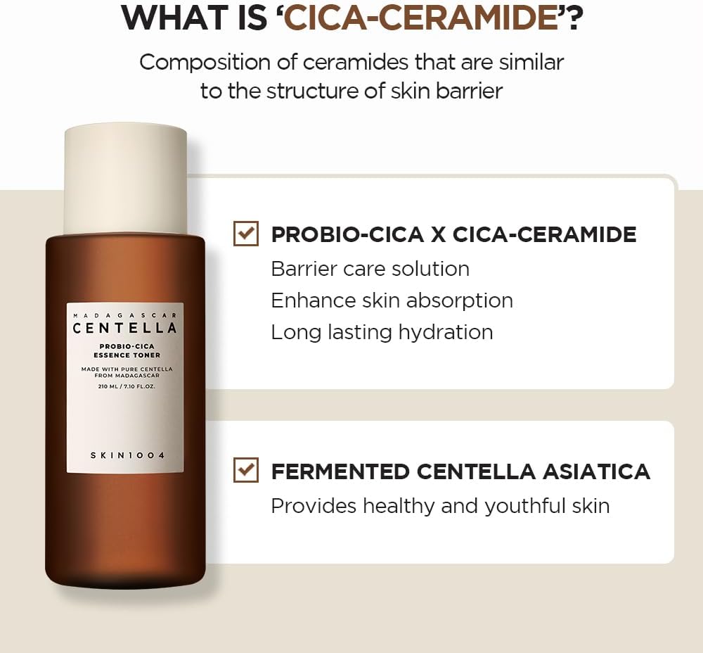 SKIN1004, Madagascar Centella Probio-Cica Essence Toner 210ml SKIN1004