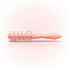 Makaron Plastic Hair Styling Brush - Round Makaron