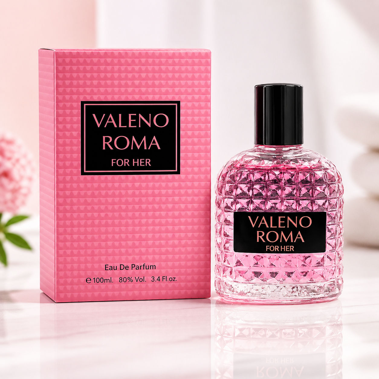 Atika Valeno Roma For Her EDP - 100ml - Eau de Parfum Long Lasting Luxury Fragrance Atika