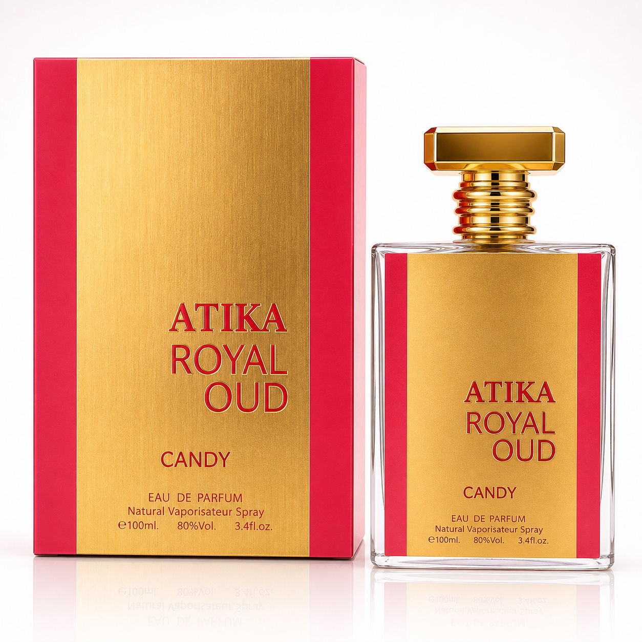 Atika Royal Oud Candy EDP - 100ml - Eau de Parfum Long Lasting Luxury Fragrance Atika