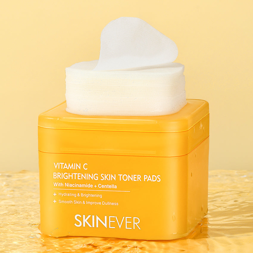Skinever Vitamin C Brightening Skin Toner Pads - 130ml Skinever