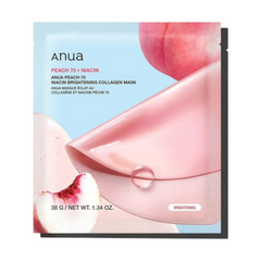 Anua Peach 70+ Niacin Brightening Collagen Mask - 38g Anua