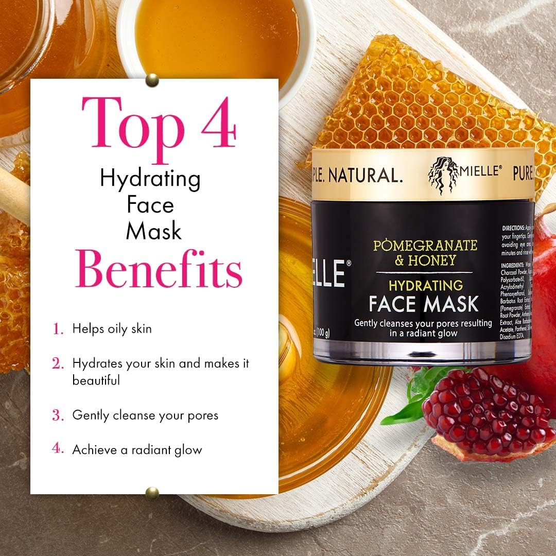 Mielle Pomegranate & Honey Hydrating Face Mask - 100g MIELLE