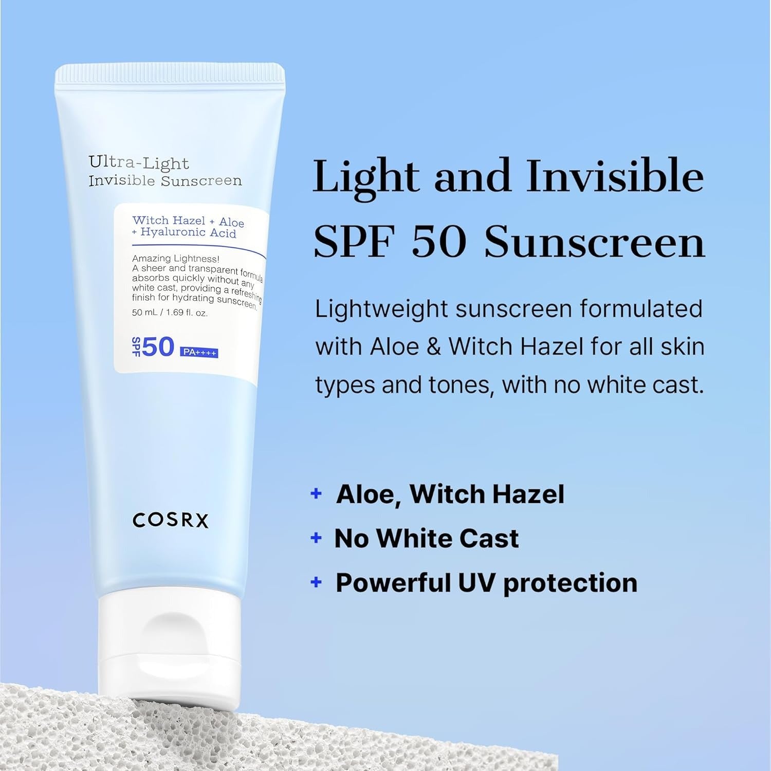 COSRX Ultra Light Invisible Sunscreen - 50mL COSRX