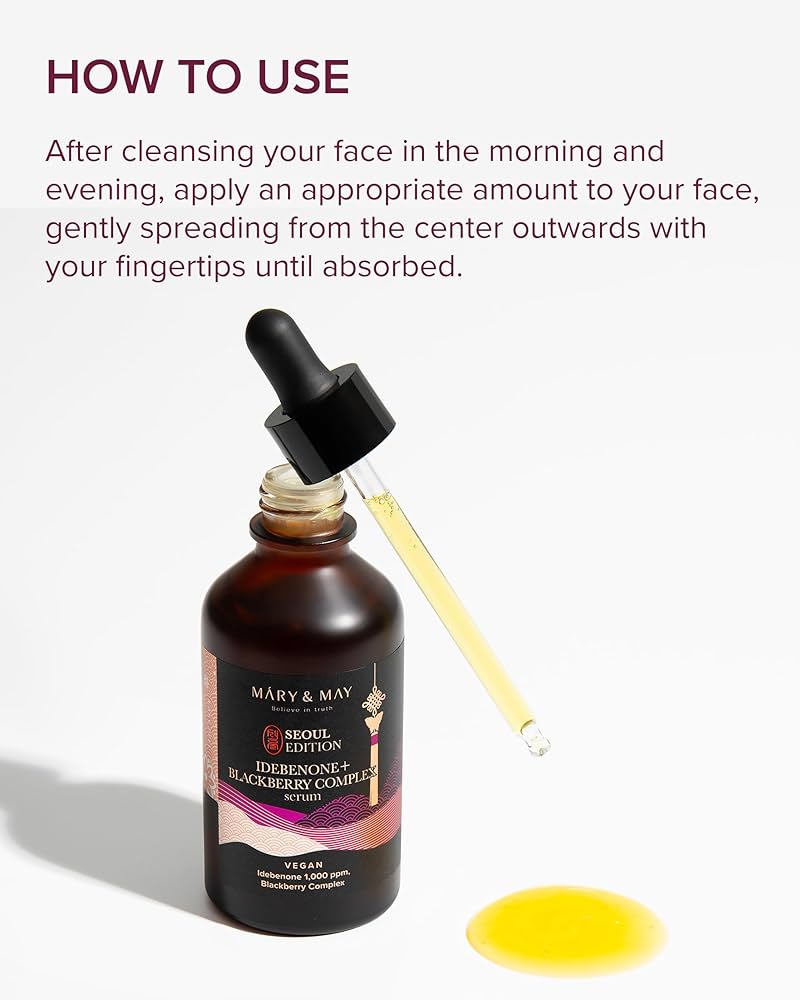 Mary & May Vegan Idebenone + Blackberry Complex Serum - 80ml Mary & May