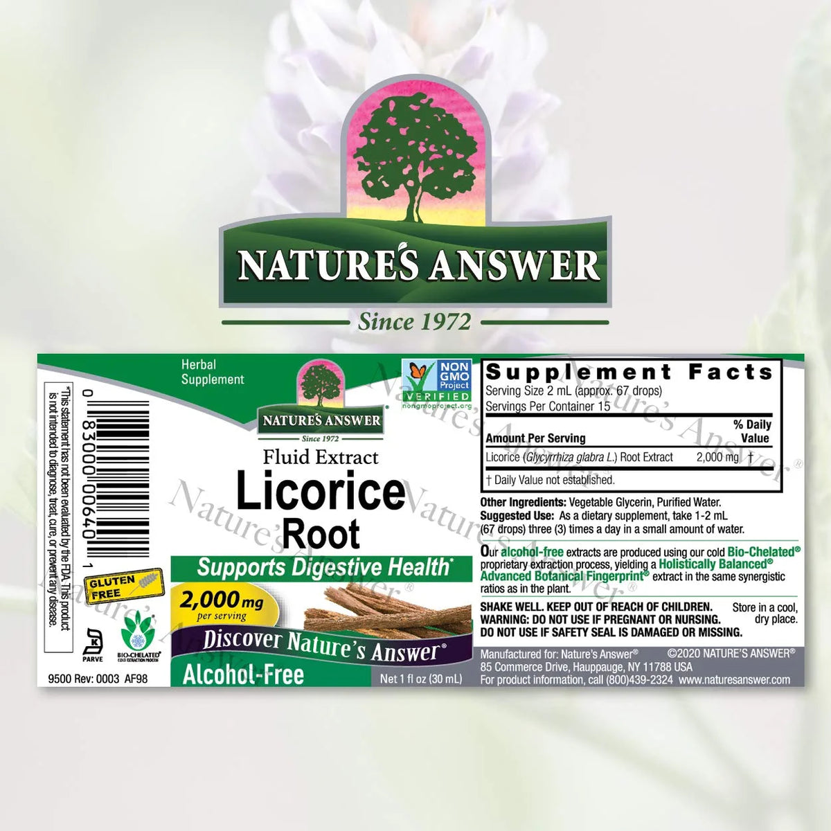 Natures Answer Licorice Root - 30ml NATURES CHOICE