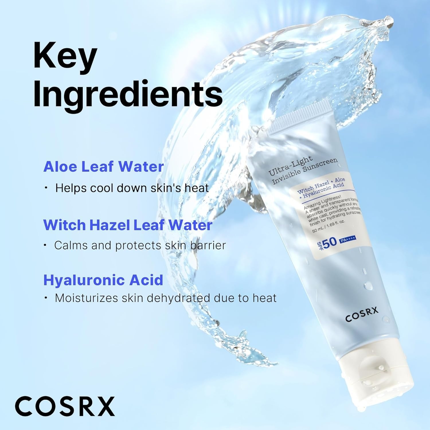 COSRX Ultra Light Invisible Sunscreen - 50mL COSRX