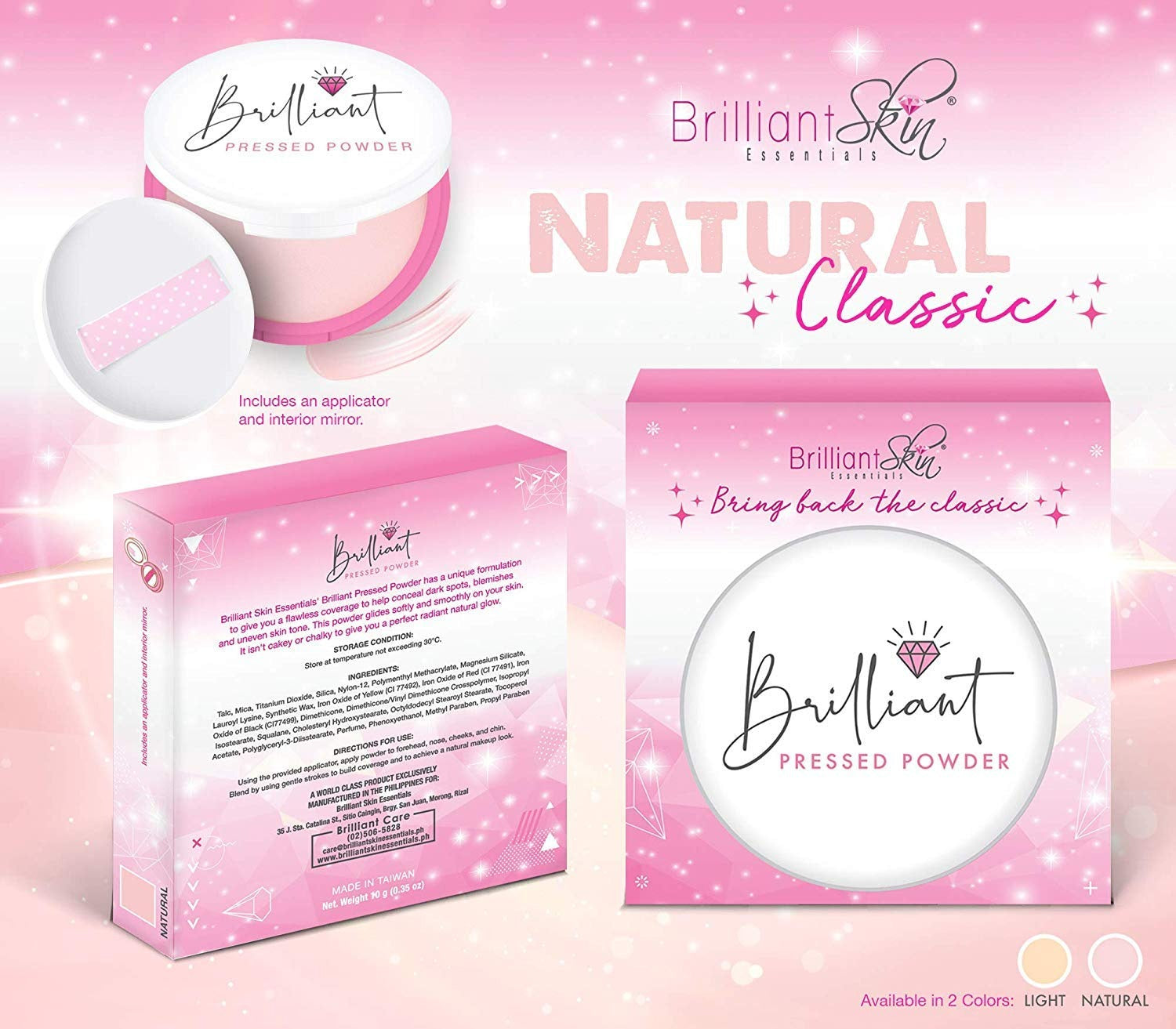 Brilliant Skin Pressed Powder - 10g Brilliant Skin