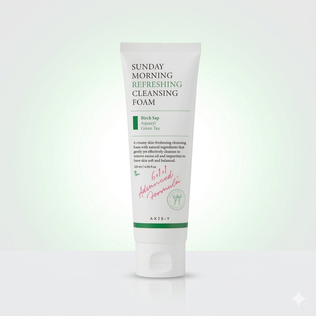 AXIS-Y Sun Day Morning Refreshing Cleansing Foam 120 ml AXIS-Y