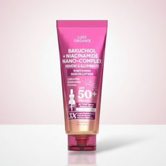 Luxe Organix Bakuchiol + NIA Nano White Lotion – 200ml Glo Arabia