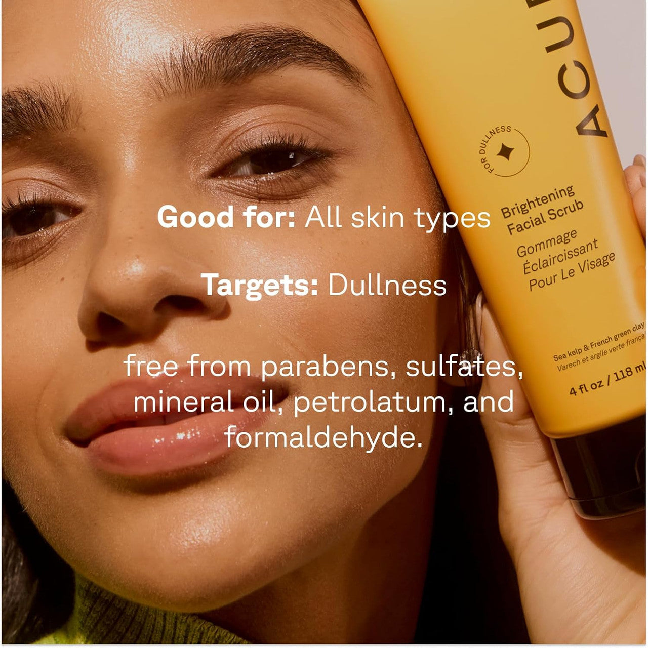 Acure Brightening Facial Scrub - 118ml Acure