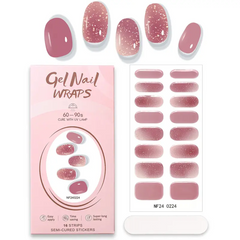 Gel Nail Wraps - NF240224 Glo Arabia