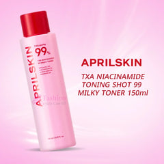 April Skin TXA Niacinamide Toning Shot 99 Milky Toner 150 ml April Skin