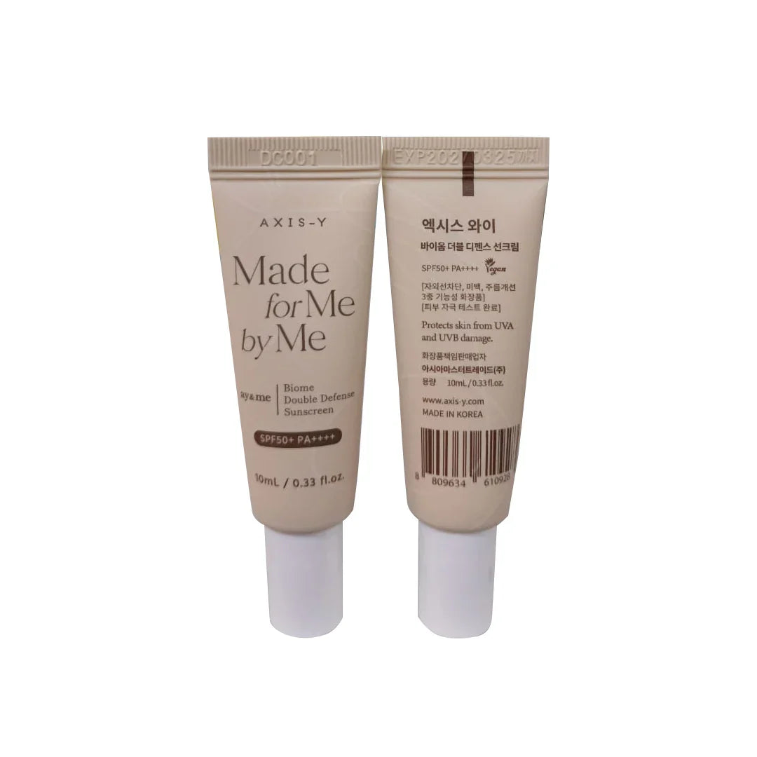 Axis-Y Made For Me By Me Biome Double Defense Sunscreen - 10ml AXIS-Y
