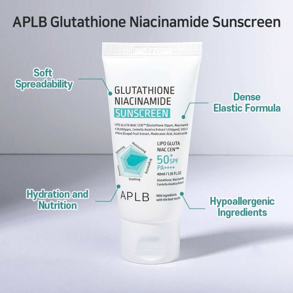APLB Glutathione Niacinamide Sunscreen – 40ml APLB