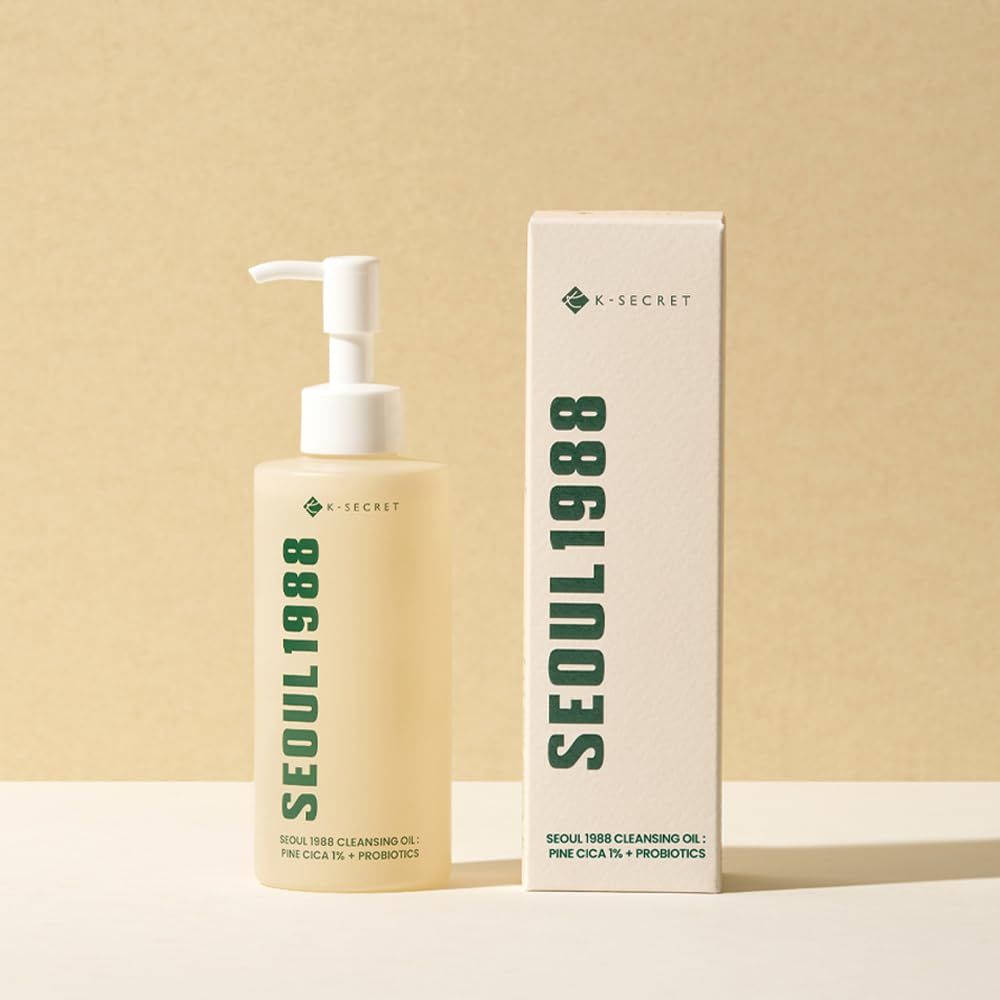 Ksecret SEOUL 1988 Cleansing Oil : Pine Cica 1% + Probiotics - 200ml Ksecret Seoul