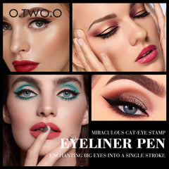 O.TWO.O 2in1 Instant Wing Stamp Eyeliner - 2.8g O.TWO.O