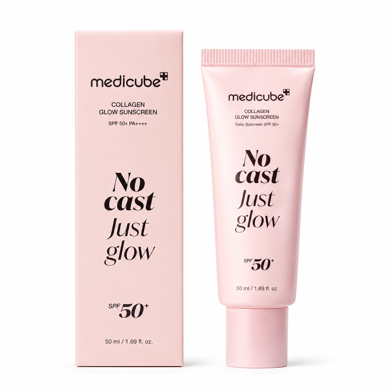 Medicube Collagen Glow Sunscreen Spf50+ No Cast Just Glow 50Ml - Premium Professional Daily Care Medicube